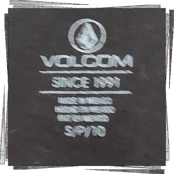 NWOT: Black Scoop Neck Tee (S) by Volcom - Picture 4 of 4